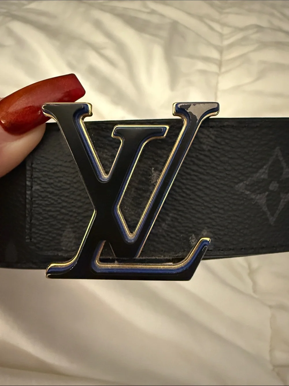 Louis Vuitton LV 3 Steps 40mm Reversible Monogram Eclipse Belt M0341